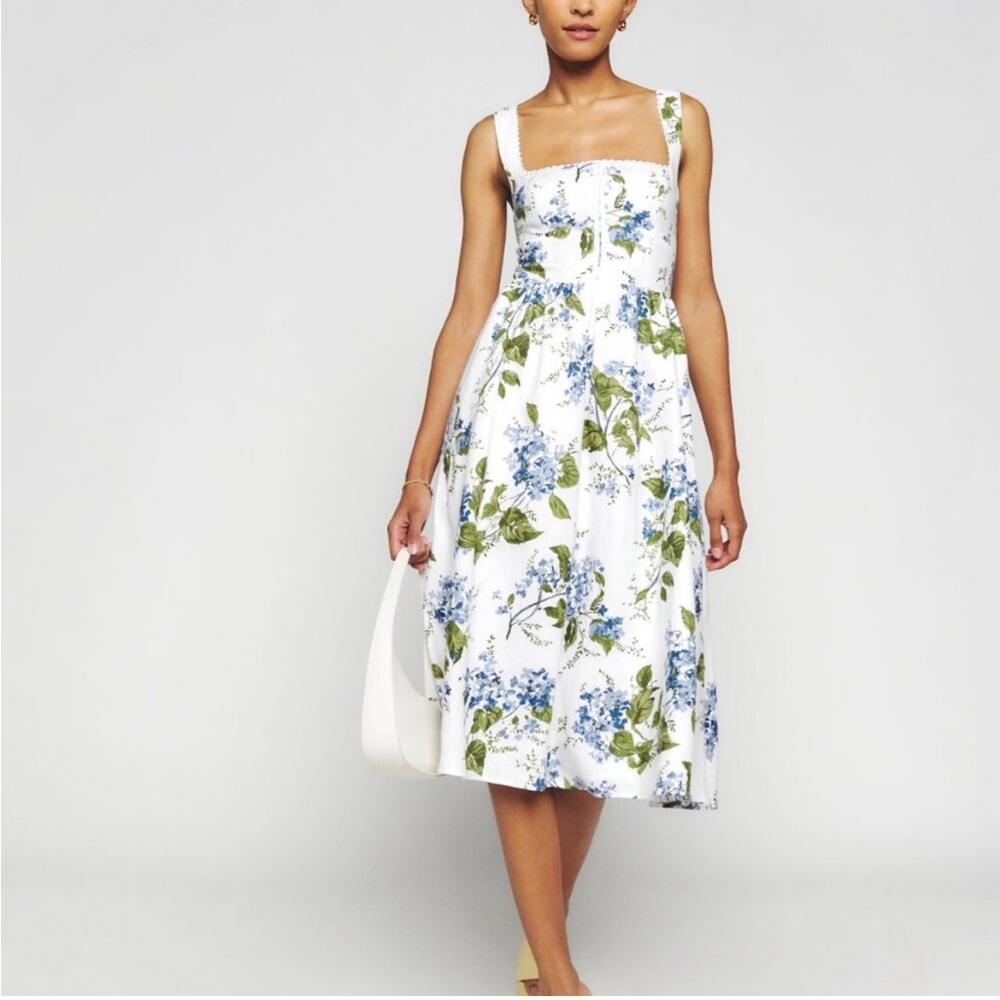 Linen Tagliatelle dress